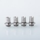 Vapeasy Monarchy Cyber Style 510 Drip Tip Set - SS + PC + POM + PEI + PEEK, DL / MTL, 4 PCS 510 Connector + 5 PCS Mouthpiece