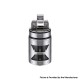 [Ships from Bonded Warehouse] Authentic Vapefly Brunhilde 1o3 RTA Rebuildable Tank Atomizer - Black, 7ml, 25.2mm Diameter