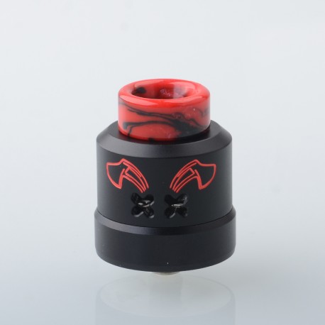 [Ships from Bonded Warehouse] Authentic Hellvape Dead Rabbit Max RDA Atomizer - Black Red, SS, BF Pin, 28mm
