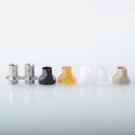 Monarchy Cyber Style 510 Drip Tip Set - SS + PC + POM + PEI + PEEK, DL / MTL, 2 PCS 510 Connector + 5 PCS Mouthpiece