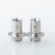 Monarchy Cyber Style 510 Drip Tip Set - SS + PC + POM + PEI + PEEK, DL / MTL, 2 PCS 510 Connector + 5 PCS Mouthpiece