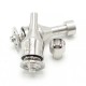 SXK Aiolos Uncharted Style Bridge RBA for Billet / BB / Boro Tank / Vandy Pulse AIO / Cthulhu AIO / Boro Mod - Sliver