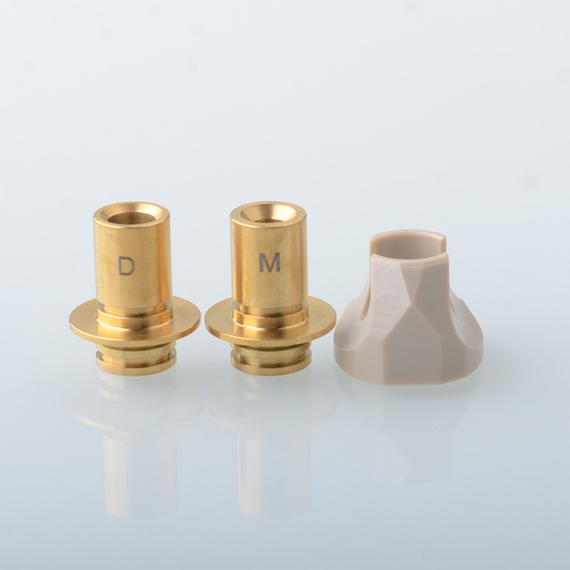 Buy Monarchy Cyber Style 510 Drip Tip Set Gold 5 PCS Mouthpiece