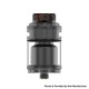 Authentic ThunderHead Creations & Mike Vapes Blaze RTA Rebuildable Tank Atomizer - Silver Black, 2ml / 5.5ml, 26mm Diameter