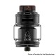 Authentic ThunderHead Creations & Mike Vapes Blaze RTA Rebuildable Tank Atomizer - Silver Black, 2ml / 5.5ml, 26mm Diameter