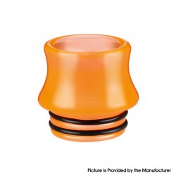 Authentic Reewape AS348 Resin 810 Drip Tip for RDA / RTA / RDTA Atomizer - Orange, Resin