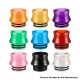 Authentic Reewape AS348 Resin 810 Drip Tip for RDA / RTA / RDTA Atomizer - Orange, Resin