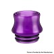 Authentic Reewape AS348 Resin 810 Drip Tip for RDA / RTA / RDTA Atomizer - Purple, Resin