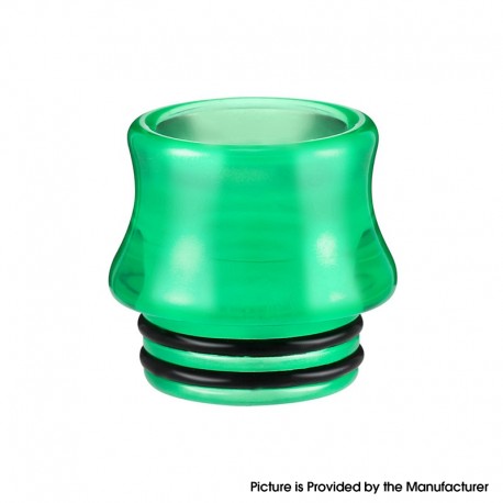 Authentic Reewape AS348 Resin 810 Drip Tip for RDA / RTA / RDTA Atomizer - Green, Resin