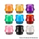 Authentic Reewape AS348 Resin 810 Drip Tip for RDA / RTA / RDTA Atomizer - Blue, Resin