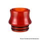 Authentic Reewape AS348 Resin 810 Drip Tip for RDA / RTA / RDTA Atomizer - Red, Resin