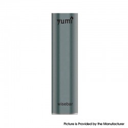 Authentic YUMI Wisebar Pre-Filled Pod System Battery Only - Black, 290mAh