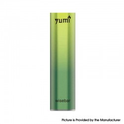 [Ships from Bonded Warehouse] Authentic YUMI Wisebar Pre-Filled Pod System Battery Only - Lemon Green, 290mAh