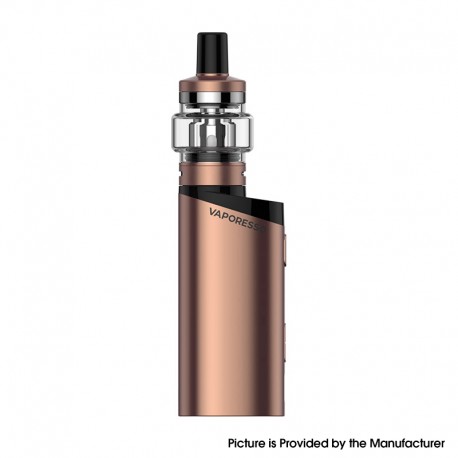 [Ships from Bonded Warehouse] Authentic Vaporesso GEN Fit 40 VW Box Mod Kit - Rose Gold, 2000mAh, 5~40W, 3.5ml, 0.6ohm / 1.2ohm