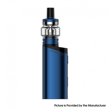 [Ships from Bonded Warehouse] Authentic Vaporesso GEN Fit 40 VW Box Mod Kit - Prussian Blue, 2000mAh,VW 5~40W, 3.5ml