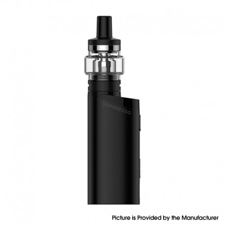 [Ships from Bonded Warehouse] Authentic Vaporesso GEN Fit 40 VW Box Mod Kit - Midnight Black, 2000mAh,VW 5~40W, 3.5ml