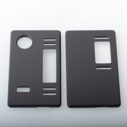 Authentic MK MODS V2 Replacement Front + Back Cover Panel Plate for Cthulhu AIO Mod Kit - Black, Acrylic