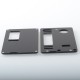 Authentic MK MODS V2 Replacement Front + Back Cover Panel Plate for Cthulhu AIO Mod Kit - Black, Acrylic