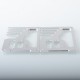 Authentic Ambition Mods Replacement Front + Back Cover Panel Plate for SXK BB / Billet Box Mod Kit - Silver, Aluminum Alloy