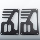 Authentic Ambition Mods Replacement Front + Back Cover Panel Plate for SXK BB / Billet Box Mod Kit - Black, Aluminum Alloy
