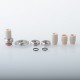 Vapeasy BlackRose Mods The Ultimate Style 510 Drip Tip Set - PEEK, 4 PCS Beauty Rings, 4 PCS Mouthpiece