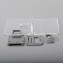 Mission XV Switch Inner Plate Set + Front / Back Plate for SXK BB / Billet Box Mod Kit - Grey, Aluminum + Acrylic