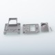 Mission XV Switch Inner Plate Set + Front / Back Plate for SXK BB / Billet Box Mod Kit - Grey, Aluminum + Acrylic