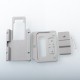 Mission XV Switch Inner Plate Set + Front / Back Plate for SXK BB / Billet Box Mod Kit - Grey, Aluminum + Acrylic