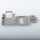 Mission XV Switch Inner Plate Set + Front / Back Plate for SXK BB / Billet Box Mod Kit - Grey, Aluminum + Acrylic