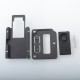 Mission XV Switch Inner Plate Set + Front / Back Plate for SXK BB / Billet Box Mod Kit - Black, Aluminum + Acrylic