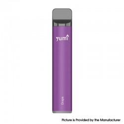 Authentic YUMI Bar 1500 Puffs 20mg Disposable Kit - 850mAh 4.8ml Grape (20mg)