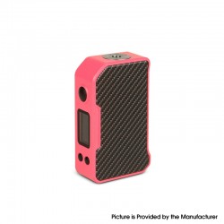 Authentic Dovpo MVP 220W Vape Box Mod - Carbon FIber-Pink, 5~220W, 2 x 18650
