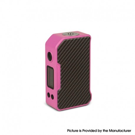 Authentic Dovpo MVP 220W Box Mod - Carbon Fiber-Purple, 5~220W, 2 x 18650