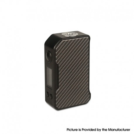 Authentic Dovpo MVP 220W Box Mod - Carbon Fiber-Black, 5~220W, 2 x 18650