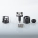 Authentic ThunderHead Creations THC Artemis II TC RDTA Rebuildable Dripping Tank Vape Atomizer - Gun Metal, 5.5ml, 25mm Diameter