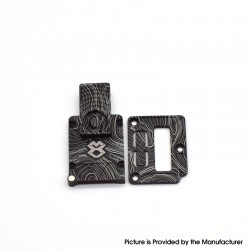 Mission XV Topo Inner Plate Set for SXK BB / Billet Box Mod Kit - Black, Aluminum