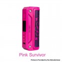 Authentic Lost Vape Thelema Solo 100W Box Mod - Pink Survivor, VW 5~100W, 1 x 18650 / 21700