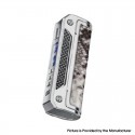 Authentic Lost Vape Thelema Solo DNA 100C Box Mod - SS Oyster White, VW 1~100W, 1 x 18650 / 21700, DNA 100C Chip