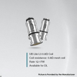 Authentic Lost Vape Replacement Mesh Coil for UB Lite Kit / Ursa Mini Kit - L3 0.8ohm (5 PCS)