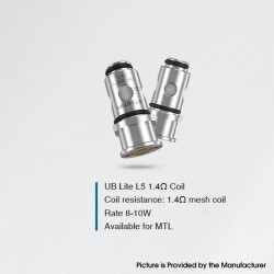 [Ships from Bonded Warehouse] Authentic LostVape Replacement Mesh Coil for UB Lite Kit / Ursa Mini Kit - L5 1.4ohm (5 PCS)