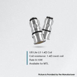 Authentic Lost Vape Replacement Mesh Coil for UB Lite Kit / Ursa Mini Kit - L5 1.4ohm (5 PCS)