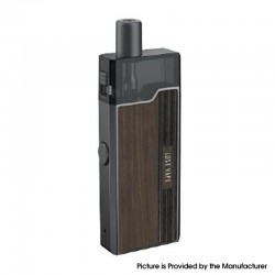 [Ships from Bonded Warehouse] Authentic LostVape Orion Mini Pod System Kit - Black Brown Wood, 800mAh, 3ml, 0.8ohm / 1.0ohm