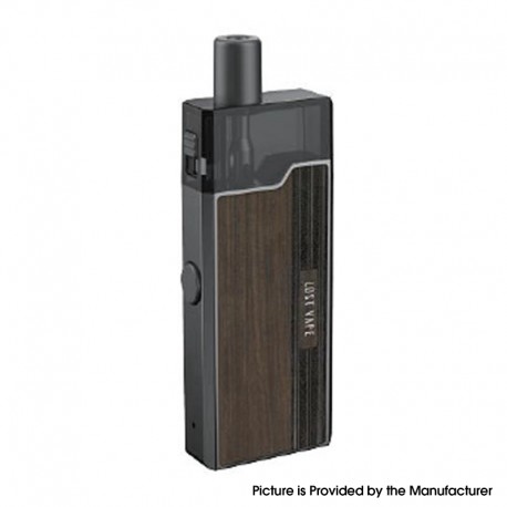 [Ships from Bonded Warehouse] Authentic LostVape Orion Mini Pod System Kit - Black Brown Wood, 800mAh, 3ml, 0.8ohm / 1.0ohm