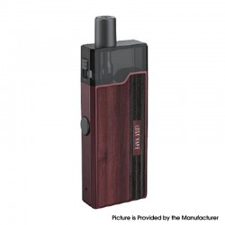 [Ships from Bonded Warehouse] Authentic LostVape Orion Mini Pod System Kit - Claret Red Wood, 800mAh, 3ml, 0.8ohm / 1.0ohm