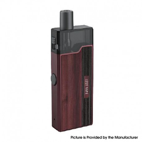 [Ships from Bonded Warehouse] Authentic LostVape Orion Mini Pod System Kit - Claret Red Wood, 800mAh, 3ml, 0.8ohm / 1.0ohm