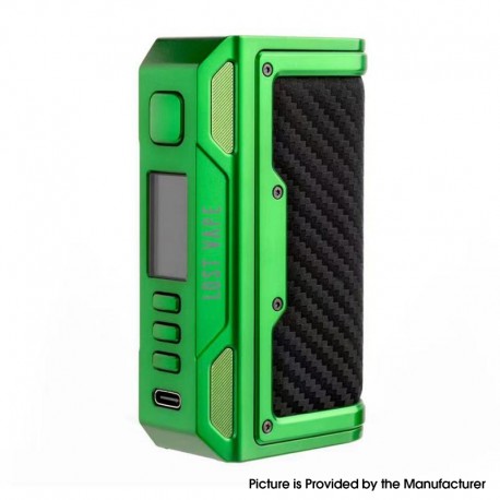 [Ships from Bonded Warehouse] Authentic LostVape Thelema Quest 200W VW Box Mod - Green Carbon Fiber, 5~200W, 2 x 18650