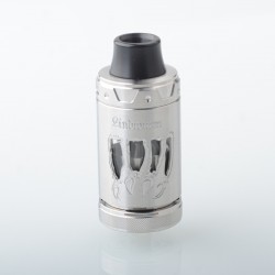 [Ships from Bonded Warehouse] Authentic Vapefly Lindwurm RTA Rebuildable Tank Atomizer - Silver, 5ml, MTL / DL , 25.2mm