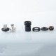 Authentic ThunderHead Creations & Mike Vapes Blaze RTA Rebuildable Tank Atomizer - Matte Black, 2ml / 5.5ml, 26mm Diameter