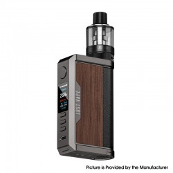 [Ships from Bonded Warehouse] Authentic LostVape Centaurus Q200 Box Mod Kit with UB Max Pod Tank - Gunmetal Walnut Wood