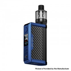 [Ships from Bonded Warehouse] Authentic LostVape Centaurus Q200 Box Mod Kit with UB Max Pod Tank - Sierra Blue Carbon Fiber